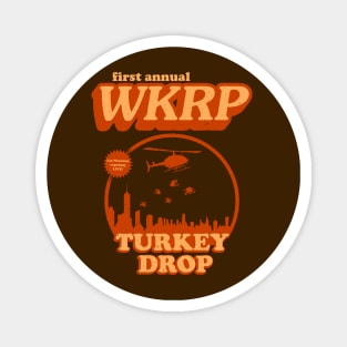 WKRP Turkey Drop Magnet